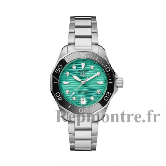 TAG Heuer Aquaracer Professional 300 36mm Replique montre femme Turquoise WBP231K.BA0618 - Cliquez sur l'image pour la fermer