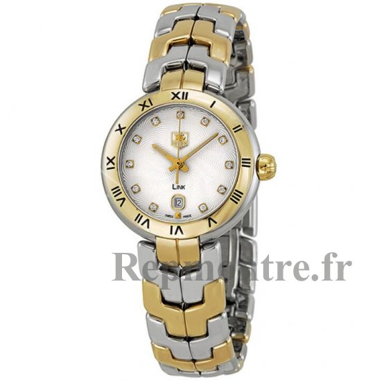 Tag Heuer Link argente Guilloche Dial Acier Gold Dames WAT1450.BB0955 - Cliquez sur l'image pour la fermer