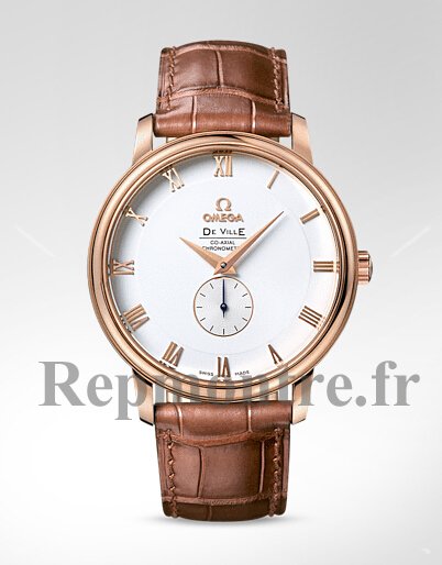 Réplique Omega De Ville Prestige Small Seconds 18K Rose Or hommes Montre 4614.20.02 - Cliquez sur l'image pour la fermer