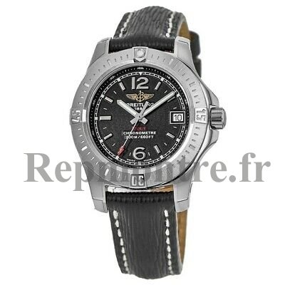 qualite superieure Réplique Breitling Colt 33 Quartz Volcano Cadran noir Bracelet en cuir A77388111BD46 pour femme - Cliquez sur l'image pour la fermer