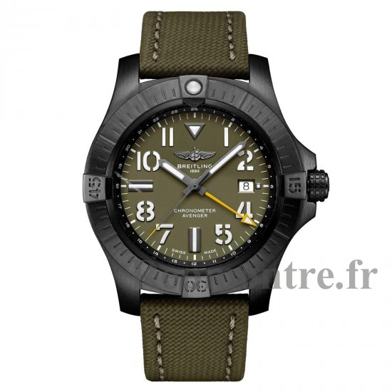 Replique Breitling Avenger automatique GMT 45 Night Mission Limited Edition V323952A1L1X2 - Cliquez sur l'image pour la fermer