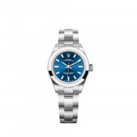 Réplique Rolex Oyster Perpetual 28 cadran bleu vif m276200-0003