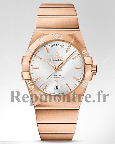 Réplique Omega Constellation Day-Date Montre 123.55.38.22.02.001 - Cliquez sur l'image pour la fermer