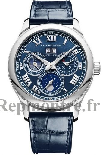 Réplique montre de Chopard L.U.C Lunaire UN & blanc Unisex 161927-9001 - Cliquez sur l'image pour la fermer