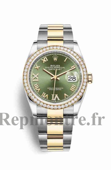 Réplique montre Rolex Datejust 36 Jaune Roles jaune 18 ct 126283RBR AB0162121B1S1 - Cliquez sur l'image pour la fermer