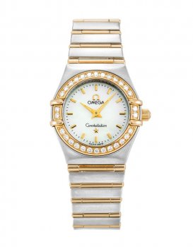 Réplique Omega Constellation Dames diamant Mini Montre 1267.70.00