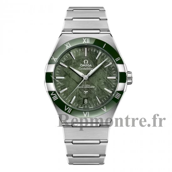 Omega Constellation 41 mm Replique montre homme Vert O13130412199002 - Cliquez sur l'image pour la fermer