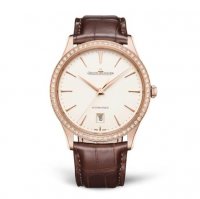 Replique Montre Jaeger-LeCoultre Master Ultra Thin Date Rouge Or Diamants 1232501