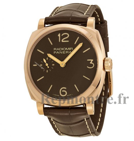 Réplique Panerai Radiomir 1940 Marron Cadran Marron Cuir PAM00513 - Cliquez sur l'image pour la fermer