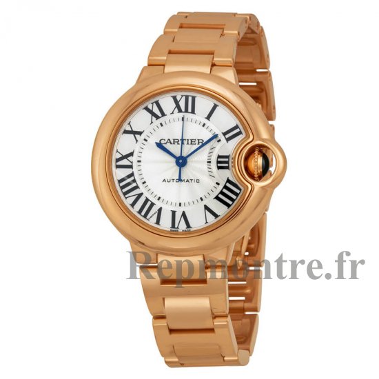 Réplique Montre Cartier Ballon Bleu W6920096 argent Dial 18kt Or Rose Femmes - Cliquez sur l'image pour la fermer