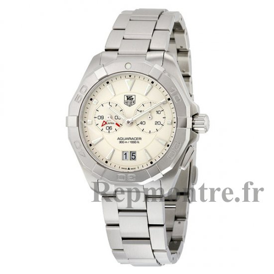 Tag Heuer Aquaracer Chronographe Cadran Argente WAY111Y.BA0928 Homme Réplique Montre - Cliquez sur l'image pour la fermer