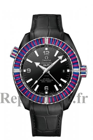 qualite superieure Réplique OMEGA Seamaster Noir ceramic 24 hours GMT 215.98.46.22.01.003 - Cliquez sur l'image pour la fermer