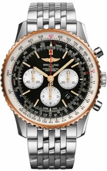 Réplique Breitling Navitimer Deux Ton Hommes Montre 01 46mm UB012721