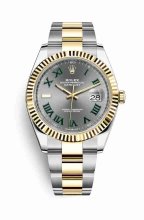 Réplique de montre Rolex Datejust 41 Jaune Roles jaune 18 ct 126333 Slate Cadran m126333-0019