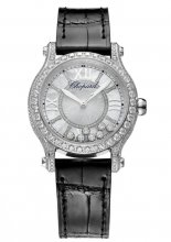 Replique Chopard Happy Sport Mother of Pearl Guilloche Dial Ladies 274891-1008
