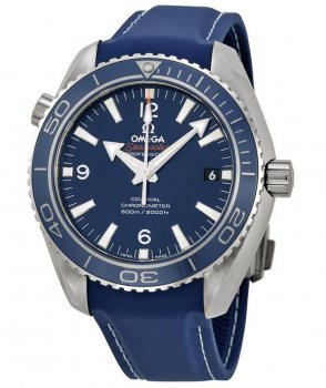 Réplique Omega Planet Ocean Titane Co-Axial Bleu Cadran 232.92.42.21.03.001