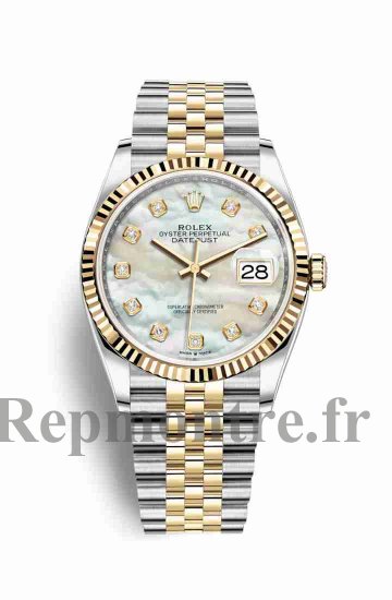 Réplique montre Rolex Datejust 36 Jaune Roles jaune 18 ct 126233 m126233-0023 - Cliquez sur l'image pour la fermer