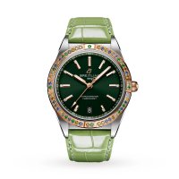 Breitling Chronomat Automatique 36 Mer du Sud Bracelet en cuir vert Femme Replique montre U10380611L1P1