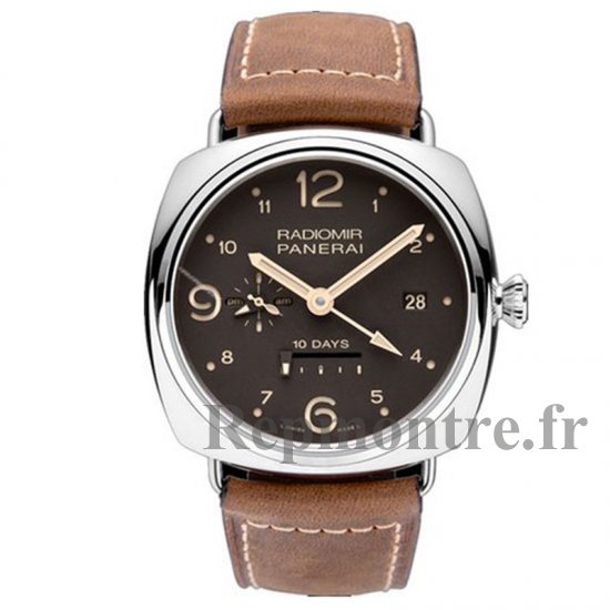 Réplique Panerai Radiomir 10 Days GMT 47mm PAM00391 - Cliquez sur l'image pour la fermer