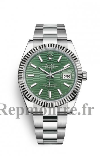 Replique Rolex Datejust 41 OysterAcier and Blanc Or M126334-0029 - Cliquez sur l'image pour la fermer