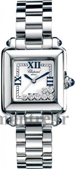 Chopard Happy Sport Classic Square 7 Floating Diamants Dames Réplique Montre 278349-3006 - Cliquez sur l'image pour la fermer