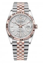 Replique Rolex Datejust 36 Rolesor Oystersteel Everose gold M126231-0031 montre