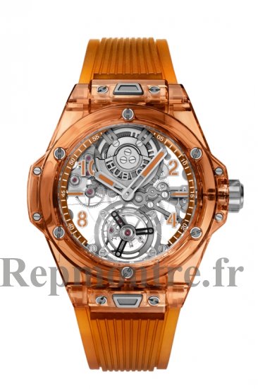 Replique Hublot Big Bang 45 Tourbillion Orange Sapphire 419.JO.0120.RT - Cliquez sur l'image pour la fermer