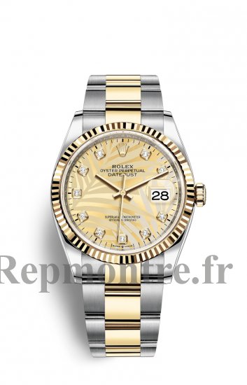 Copie de Rolex Datejust 36 OysterAcier and Jaune Or M126233-0044 - Cliquez sur l'image pour la fermer