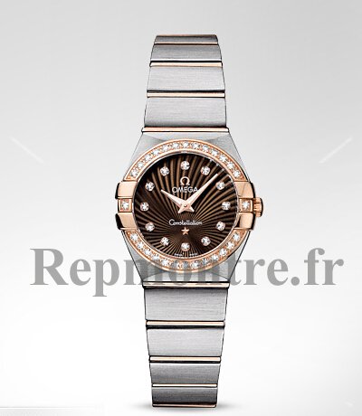 Réplique Omega Constellation Quartz Steel & Or Dames Montre 123.25.24.60.63.001 - Cliquez sur l'image pour la fermer