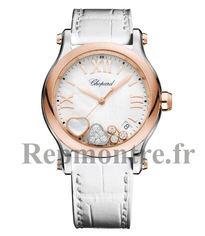 Chopard Happy Sport Quartz Rond 36mm Femme 278582-6009 - Cliquez sur l'image pour la fermer