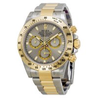 Réplique Rolex Daytona Chronographe Gris Acier Et Or Jaune Montre Homme