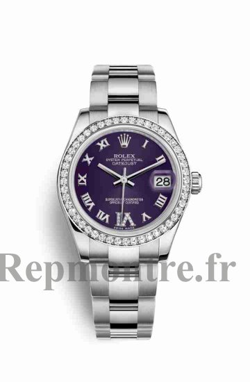 Réplique montre Rolex Datejust 31 Blanc Roles blanc 178384 Violet en semble Cadran m178384-0027 - Cliquez sur l'image pour la fermer