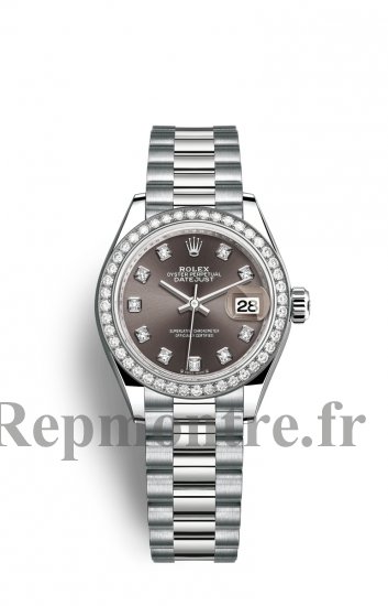 Copie de Rolex Dame-Datejust 18 ct Blanc Or M279139RBR-0011 - Cliquez sur l'image pour la fermer