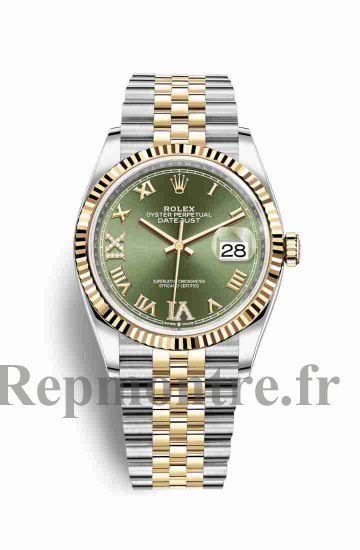 Réplique montre Rolex Datejust 36 Jaune Roles jaune 18 ct 126233 m126233-0025 - Cliquez sur l'image pour la fermer