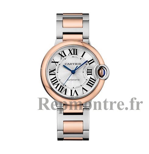 Replique Montre Cartier Ballon Bleu 36mm Acier inoxydable & Or Rose Unisex W2BB0033 - Cliquez sur l'image pour la fermer