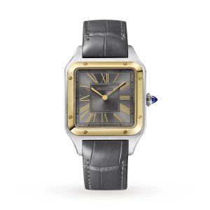 Cartier Santos-Dumont Copie montre Grande Or Jaune Haute Autonomie Quartz W2SA0028