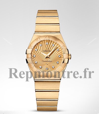 Réplique Omega Constellation Dames Montre 123.50.27.60.58.001 - Cliquez sur l'image pour la fermer