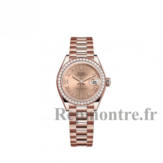 Replique Rolex Lady-Datejust 18 ct Everose gold M279135RBR-0027 montre - Cliquez sur l'image pour la fermer