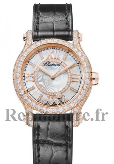 Replique Chopard Happy Sport 30 MM automatique Rose Gold Diamonds 274302-5003 - Cliquez sur l'image pour la fermer