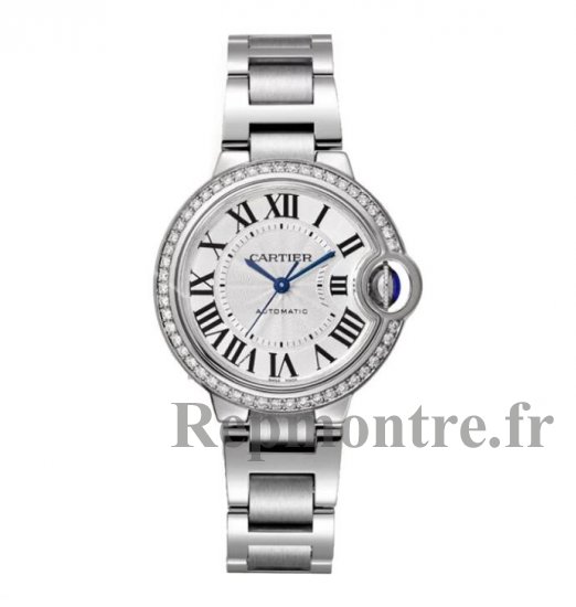 Replique Cartier Ballon Bleu 33mm Silver Dial Steel Bracelet Unisex W4BB0023 - Cliquez sur l'image pour la fermer