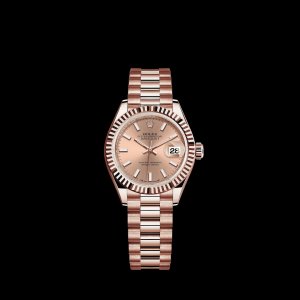 Replique Rolex Lady-Datejust 18 ct Everose gold - M279175-0025 montre