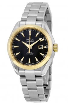 Réplique Omega Seamaster Aqua Terra Automatique Noir Cadran Inoxydable Acier 231.20.34.20.01.004