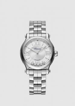 Replique Chopard Happy Sport automatique Chronometer Silver Dial Ladies 278608-3002