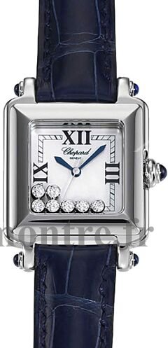 Chopard Happy Sport Classic Square 7 Floating Diamants Dames Réplique Montre 278325-3006 - Cliquez sur l'image pour la fermer