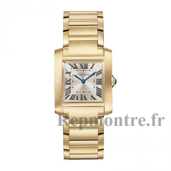 Cartier Tank Frannaise Replique montre Medium Quartz Or Jaune WGTA0113 - Cliquez sur l'image pour la fermer