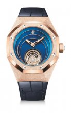 Replique Audemars Piguet Royal Oak Concept Frosted Gold Flying Tourbillon Pink Gold 26630OR.GG.D326CR.01