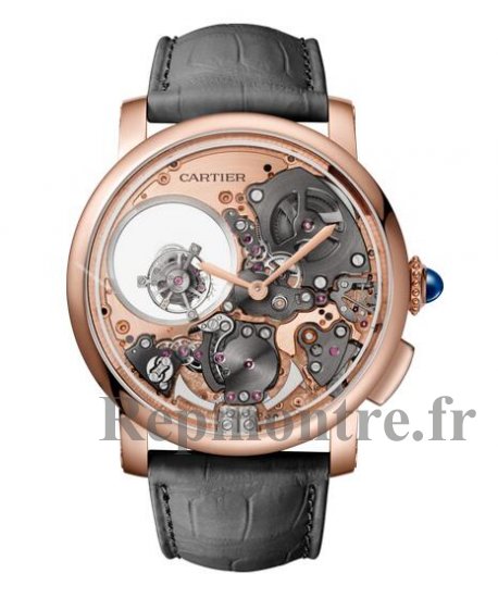 Réplique Cartier Rotonde De Cartier Or Rose 45 mm WHRO0061 - Cliquez sur l'image pour la fermer