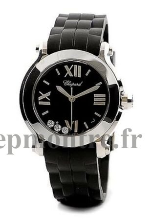 Chopard Happy Sport Round Quartz 36mm Dames Réplique Montre 278475-3014 - Cliquez sur l'image pour la fermer