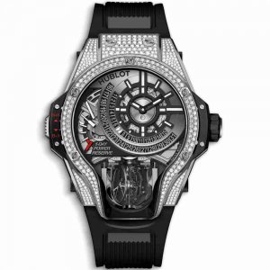 Réplique montre Hublot MP-09 Tourbillon Bi-Axe Pave 909.NX.1120.RX.1704