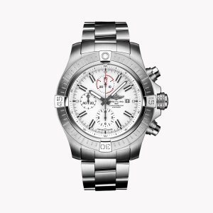 Replique Breitling Super Avenger Chronograph automatique White Dial Men's A133751A1A1A1